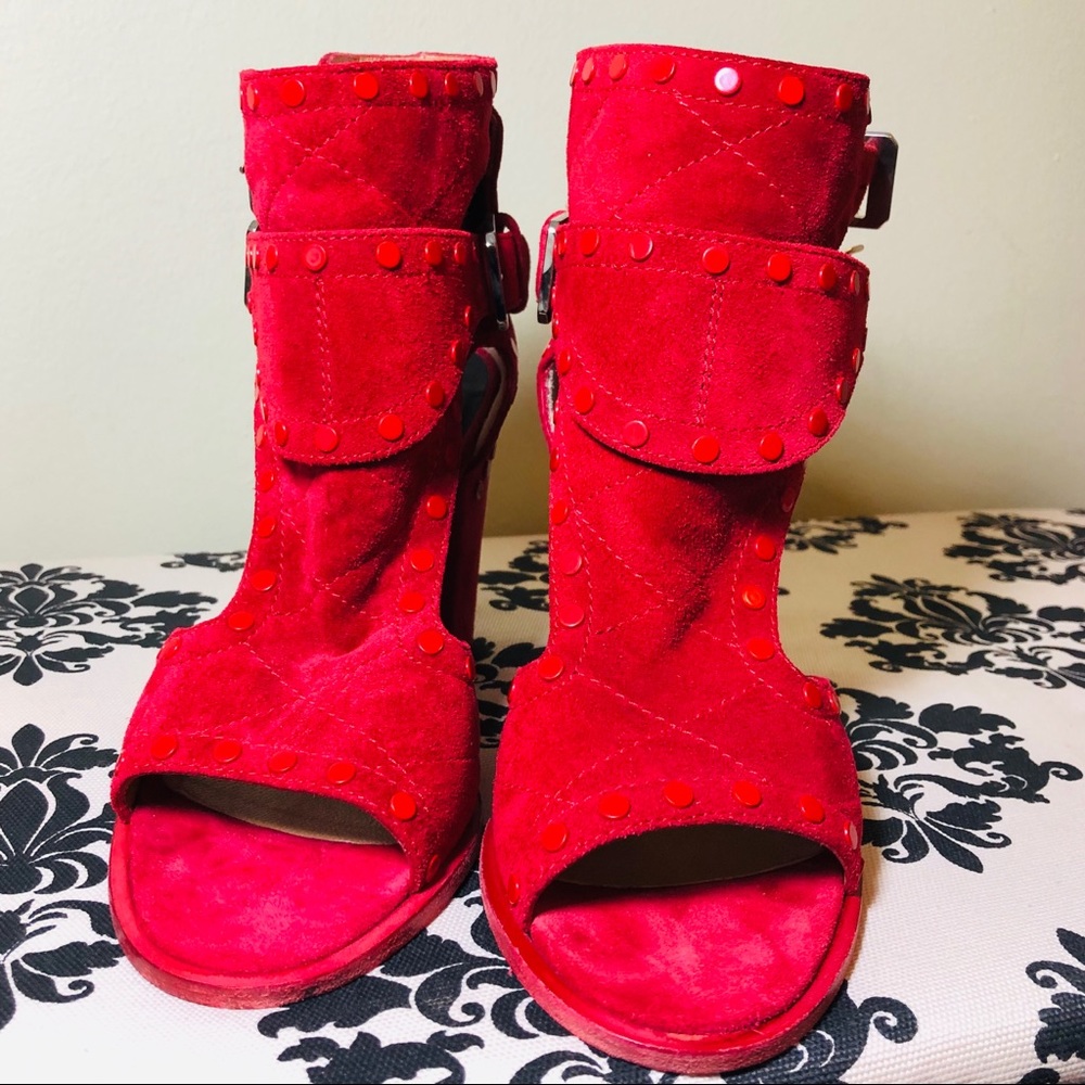 🛑Laurence Dacade Suede Caged Sandals size 7 - Picture 4 of 6